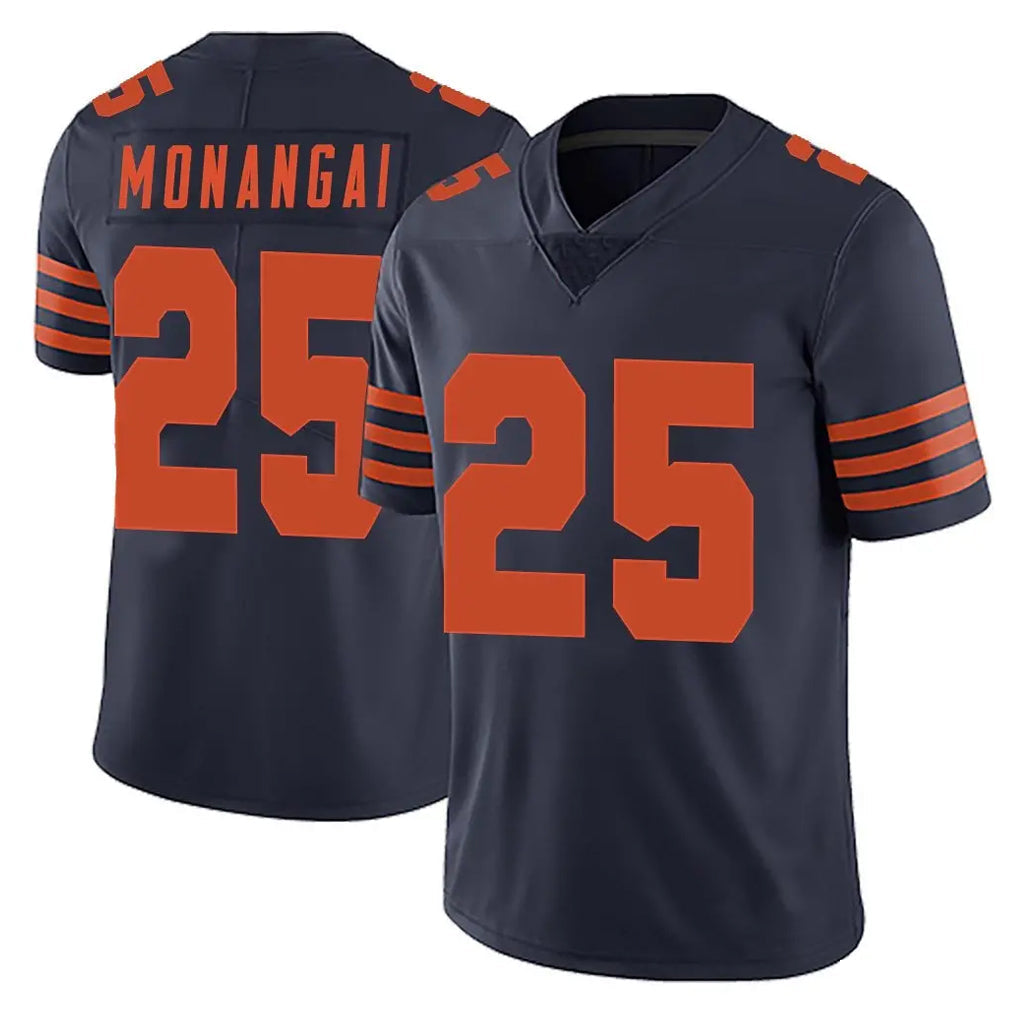 Johmsee C.Bears #25 Kyle Monangai Player Navy Blue Alternate Vapor Untouchable Limited Stitched Jerseys