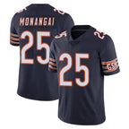 Johmsee C.Bears #25 Kyle Monangai Player Navy Vapor Untouchable Limited Home Game Stitched Jerseys