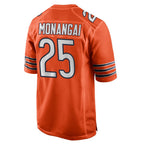 Johmsee C.Bears #25 Kyle Monangai Player Orange Home Game Stitched Jerseys