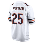 Johmsee C.Bears #25 Kyle Monangai Player White Home Game Stitched Jerseys