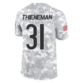 Johmsee C.Bears #31 Dillon Thieneman Player Arctic Camo Salute to Service Limited Stitched Jerseys