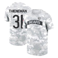 Johmsee C.Bears #31 Dillon Thieneman Player Arctic Camo Salute to Service Performance T-Shirt Limited Stitched Jerseys