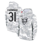 Johmsee C.Bears #31 Dillon Thieneman Player Arctic Camo Salute to Service Pullover Hoodies Limited Stitched Jerseys