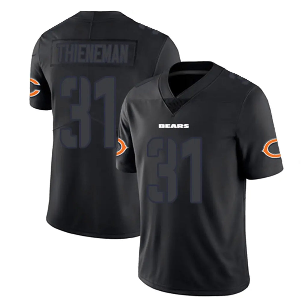 Johmsee C.Bears #31 Dillon Thieneman Player Black Impact Limited Game Stitched Jerseys
