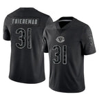 Johmsee C.Bears #31 Dillon Thieneman Player Black REFLECTIVE Limited Game Stitched Jerseys