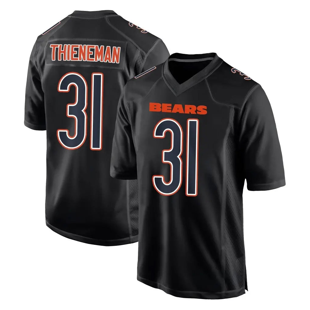 Johmsee C.Bears #31 Dillon Thieneman Player Carbon Black Fashion Game Stitched Jerseys