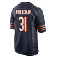 Johmsee C.Bears #31 Dillon Thieneman Player Navy Home Game Stitched Jerseys