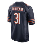 Johmsee C.Bears #31 Dillon Thieneman Player Navy Home Game Stitched Jerseys