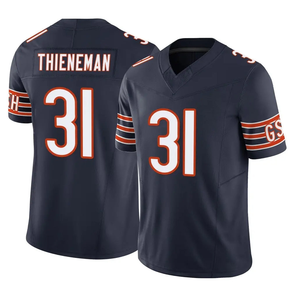 Johmsee C.Bears #31 Dillon Thieneman Player Navy Vapor F.U.S.E. Limited Home Game Stitched Jerseys