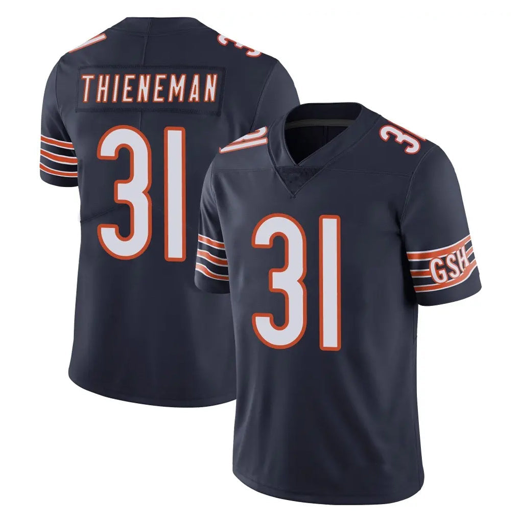 Johmsee C.Bears #31 Dillon Thieneman Player Navy Vapor Untouchable Limited Home Game Stitched Jerseys