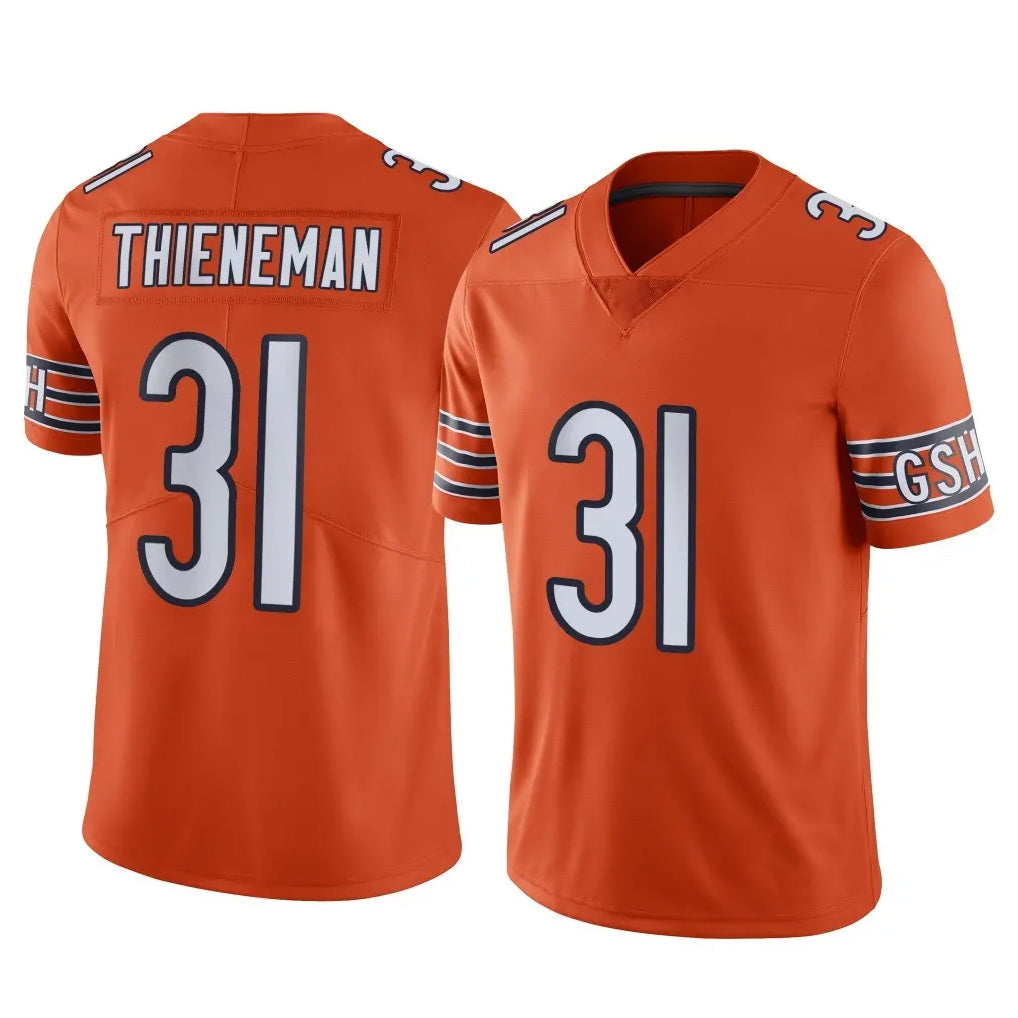 Johmsee C.Bears #31 Dillon Thieneman Player Orange Alternate Vapor Limited Home Game Stitched Jerseys