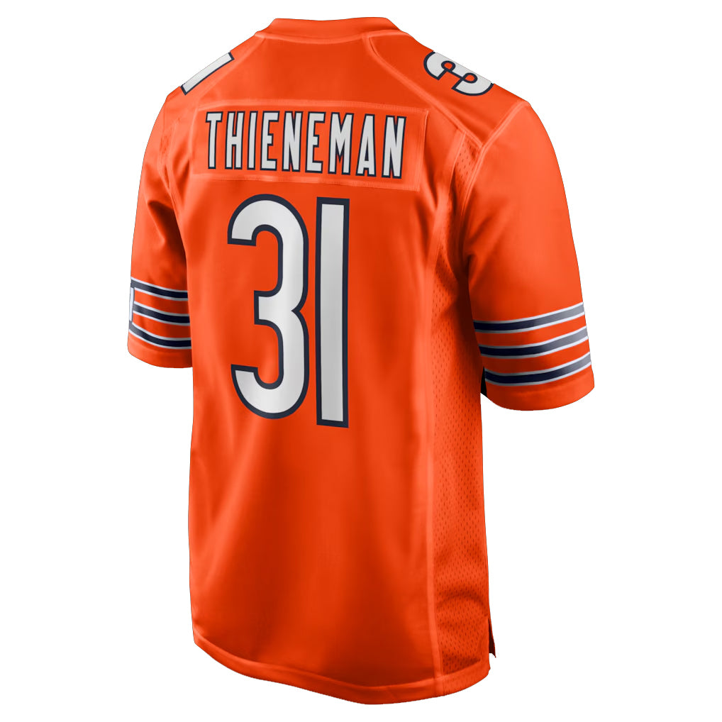 Johmsee C.Bears #31 Dillon Thieneman Player Orange Home Game Stitched Jerseys