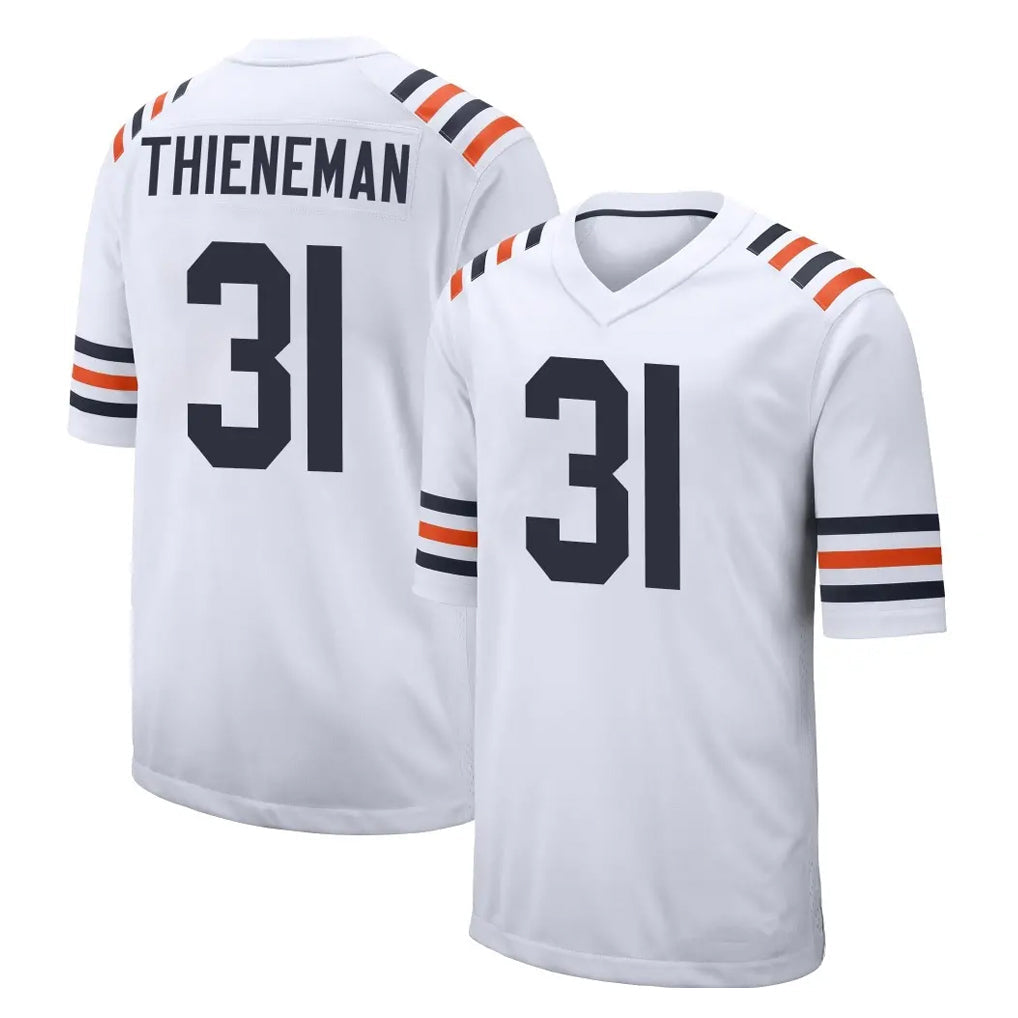 Johmsee C.Bears #31 Dillon Thieneman Player White Classic Home Game Stitched Jerseys