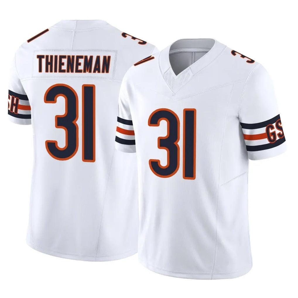 Johmsee C.Bears #31 Dillon Thieneman Player White Vapor F.U.S.E. Limited Home Game Stitched Jerseys