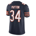 Johmsee C.Bears #34 Walter Payton Navy Vapor F.U.S.E. Stitched Retired Limited Stitched Jerseys