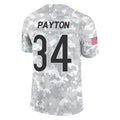 Johmsee C.Bears #34 Walter Payton Player Arctic Camo Salute to Service Limited Stitched Jerseys