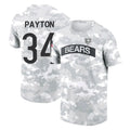 Johmsee C.Bears #34 Walter Payton Player Arctic Camo Salute to Service Performance T-Shirt Limited Stitched Jerseys