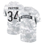 Johmsee C.Bears #34 Walter Payton Player Arctic Camo Salute to Service Performance T-Shirt Limited Stitched Jerseys