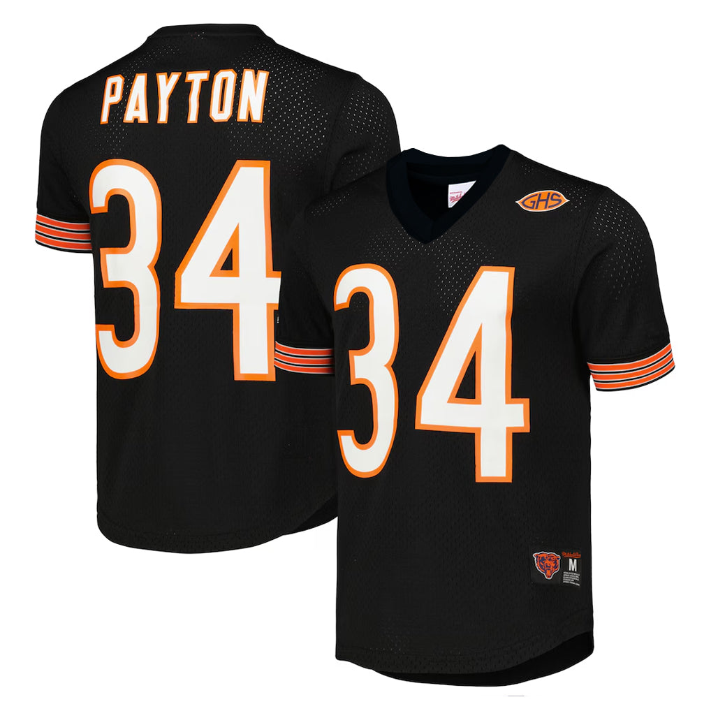 Johmsee C.Bears #34 Walter Payton Player Navy 1985 Walter Payton Mitchell & Ness Throwback Retired Stitched Jerseys