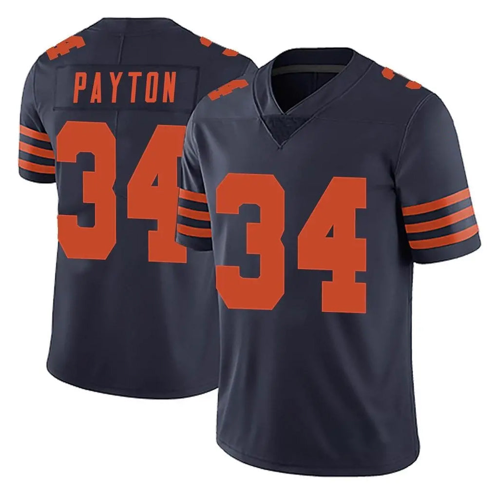 Johmsee C.Bears #34 Walter Payton Player Navy Blue Alternate Vapor Untouchable Limited Stitched Jerseys