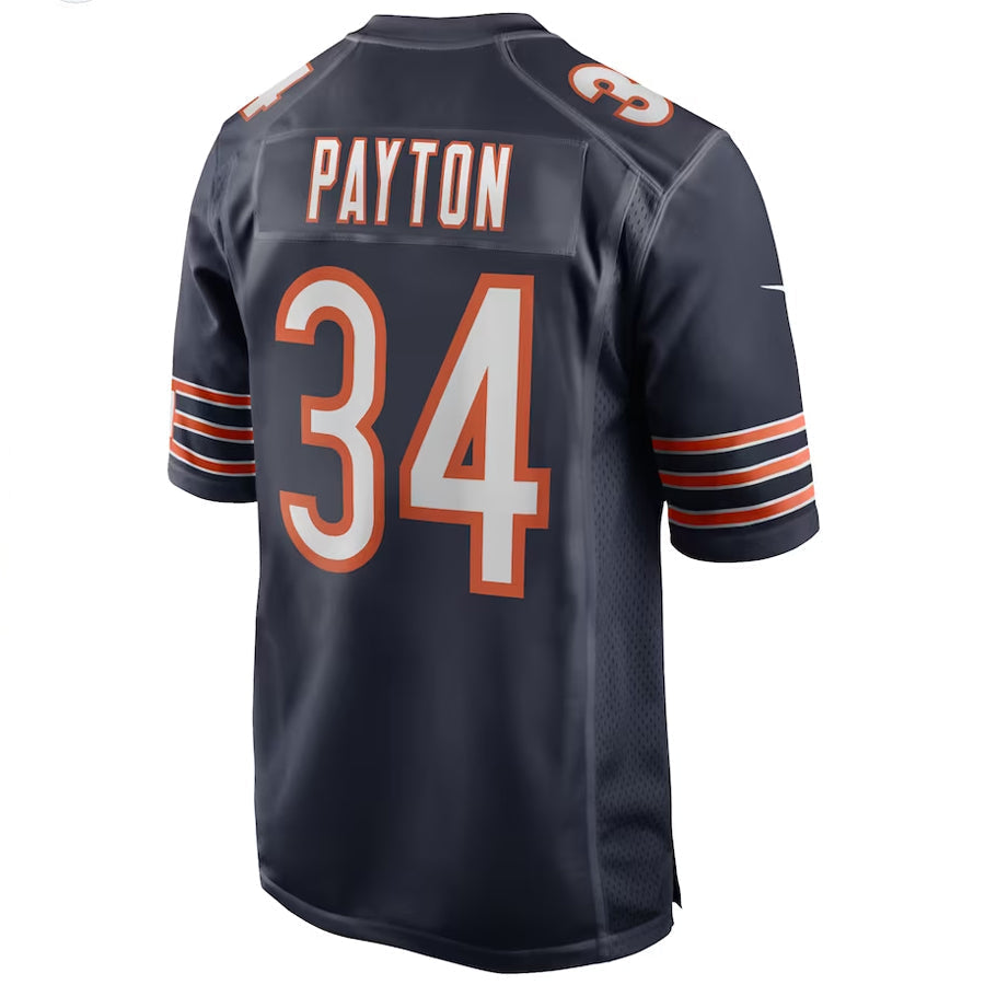 Johmsee C.Bears #34 Walter Payton Player Navy Home Game Stitched Jerseys