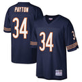 Johmsee C.Bears #34 Walter Payton Player Navy Mitchell & Ness Legacy Replica Stitched Jerseys