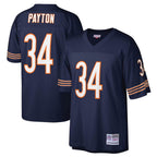 Johmsee C.Bears #34 Walter Payton Player Navy Mitchell & Ness Legacy Replica Stitched Jerseys
