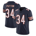 Johmsee C.Bears #34 Walter Payton Player Navy Vapor Untouchable Limited Home Game Stitched Jerseys