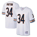 Johmsee C.Bears #34 Walter Payton Player White 1985 Walter Payton Mitchell & Ness Throwback Retired Stitched Jerseys