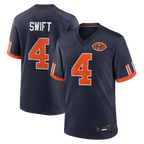 Johmsee C.Bears #4 D'Andre Swift Navy 2026 Rivalries Collection Game Stitched Jerseys