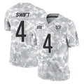 Johmsee C.Bears #4 D'Andre Swift Player Arctic Camo Salute to Service Limited Stitched Jerseys