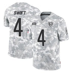 Johmsee C.Bears #4 D'Andre Swift Player Arctic Camo Salute to Service Limited Stitched Jerseys