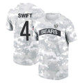 Johmsee C.Bears #4 D'Andre Swift Player Arctic Camo Salute to Service Performance T-Shirt Limited Stitched Jerseys