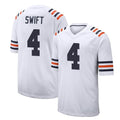 Johmsee C.Bears #4 D'Andre Swift Player White Classic Home Game Stitched Jerseys