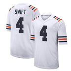 Johmsee C.Bears #4 D'Andre Swift Player White Classic Home Game Stitched Jerseys