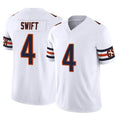 Johmsee C.Bears #4 D'Andre Swift Player White Vapor F.U.S.E. Limited Home Game Stitched Jerseys