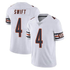 Johmsee C.Bears #4 D'Andre Swift Player White Vapor Untouchable Limited Home Game Stitched Jerseys