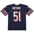 Johmsee C.Bears #51 Dick Butkus Mitchell & Ness Navy Legacy Replica Stitched Puhic Jersey