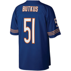 Johmsee C.Bears #51 Dick Butkus Mitchell & Ness Navy Retired Player Legacy Replica Stitched Puhic Jersey