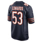 C.Bears #53 T.J.Edwards Navy Game American Football Jerseys