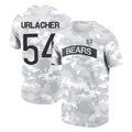 Johmsee C.Bears #54 Brian Urlacher Player Arctic Camo Salute to Service Performance T-Shirt Limited Stitched Jerseys