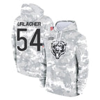 Johmsee C.Bears #54 Brian Urlacher Player Arctic Camo Salute to Service Pullover Hoodies Limited Stitched Jerseys