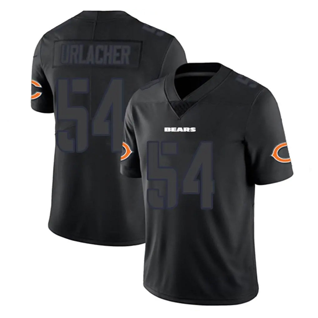 Johmsee C.Bears #54 Brian Urlacher Player Black Impact Limited Game Stitched Jerseys