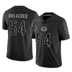 Johmsee C.Bears #54 Brian Urlacher Player Black REFLECTIVE Limited Game Stitched Jerseys