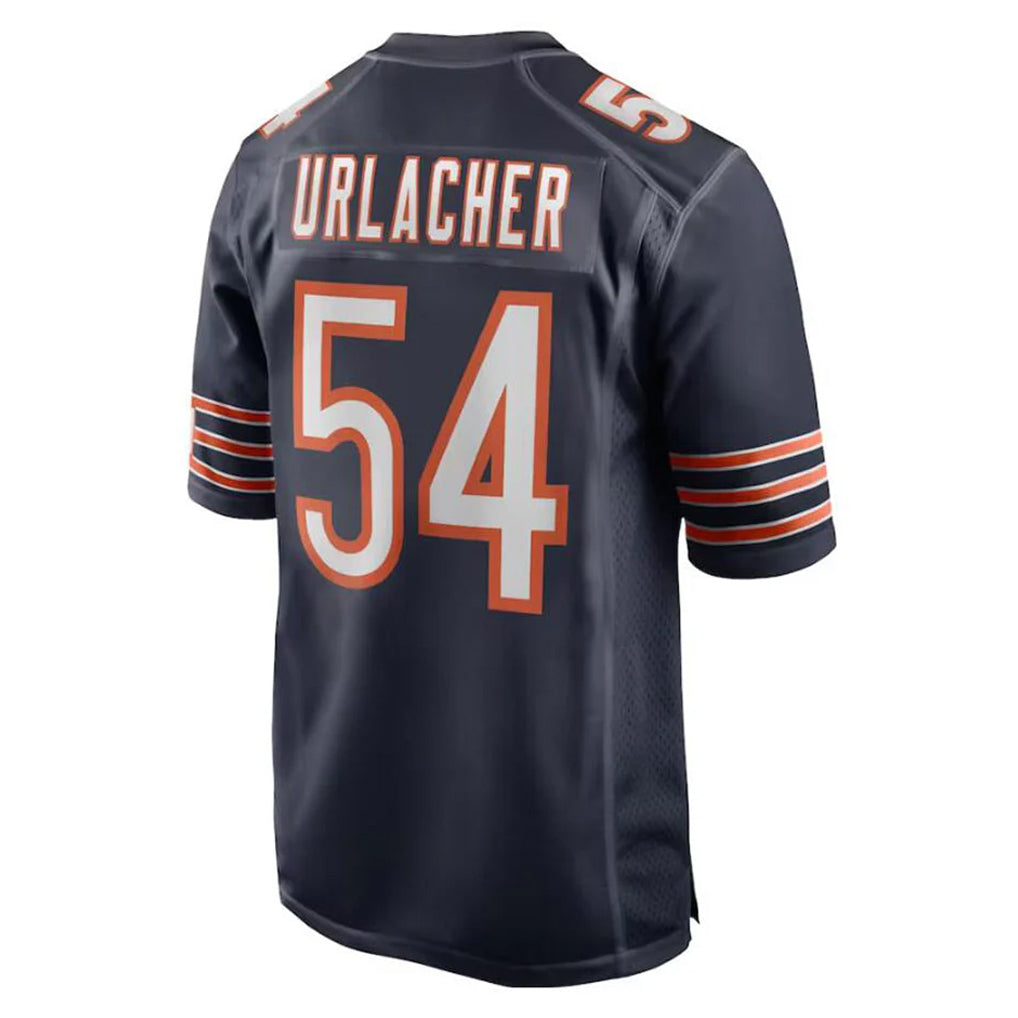 Johmsee C.Bears #54 Brian Urlacher Player Navy Home Game Stitched Jerseys