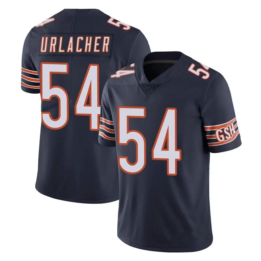Johmsee C.Bears #54 Brian Urlacher Player Navy Vapor Untouchable Limited Home Game Stitched Jerseys