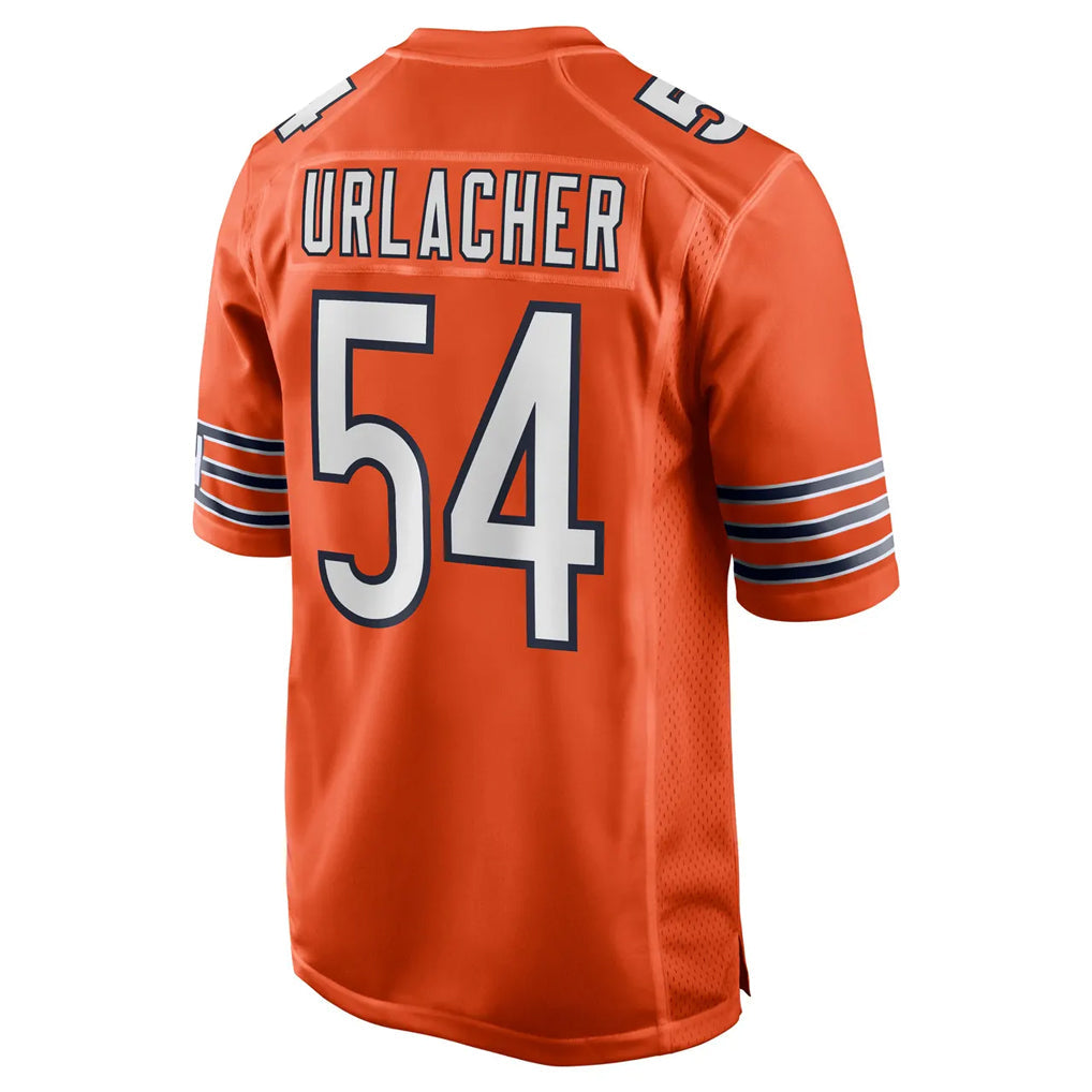 Johmsee C.Bears #54 Brian Urlacher Player Orange Home Game Stitched Jerseys