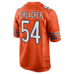 Johmsee C.Bears #54 Brian Urlacher Player Orange Home Game Stitched Jerseys