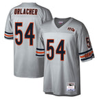 Johmsee C.Bears #54 Brian Urlacher Player Silver Mitchell & Ness Legacy Replica Stitched Jerseys