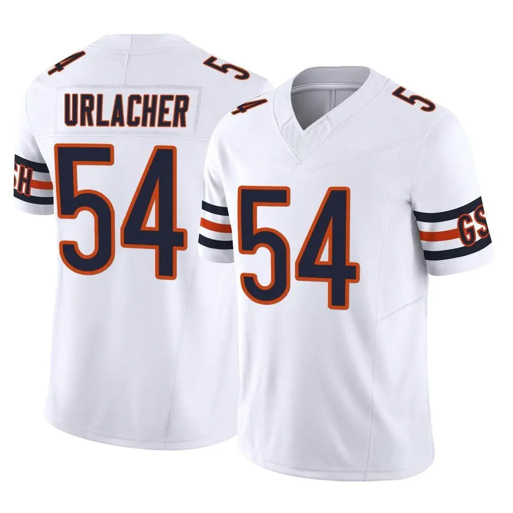 Johmsee C.Bears #54 Brian Urlacher Player White Vapor F.U.S.E. Limited Home Game Stitched Jerseys